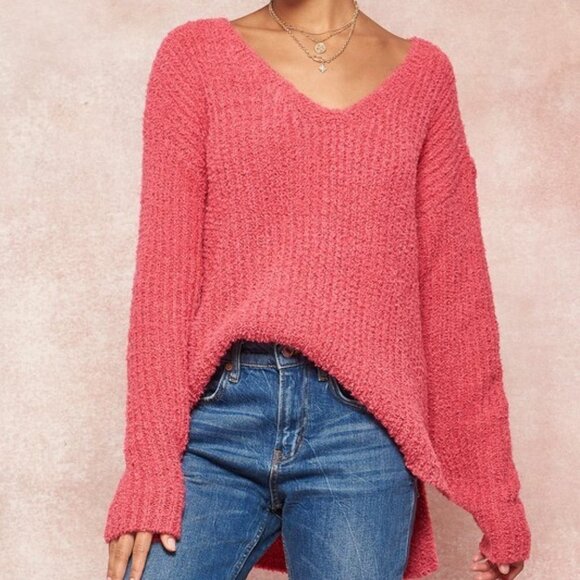 Relaxed fit Ultra Spft sweater pink - Picture 4 of 5